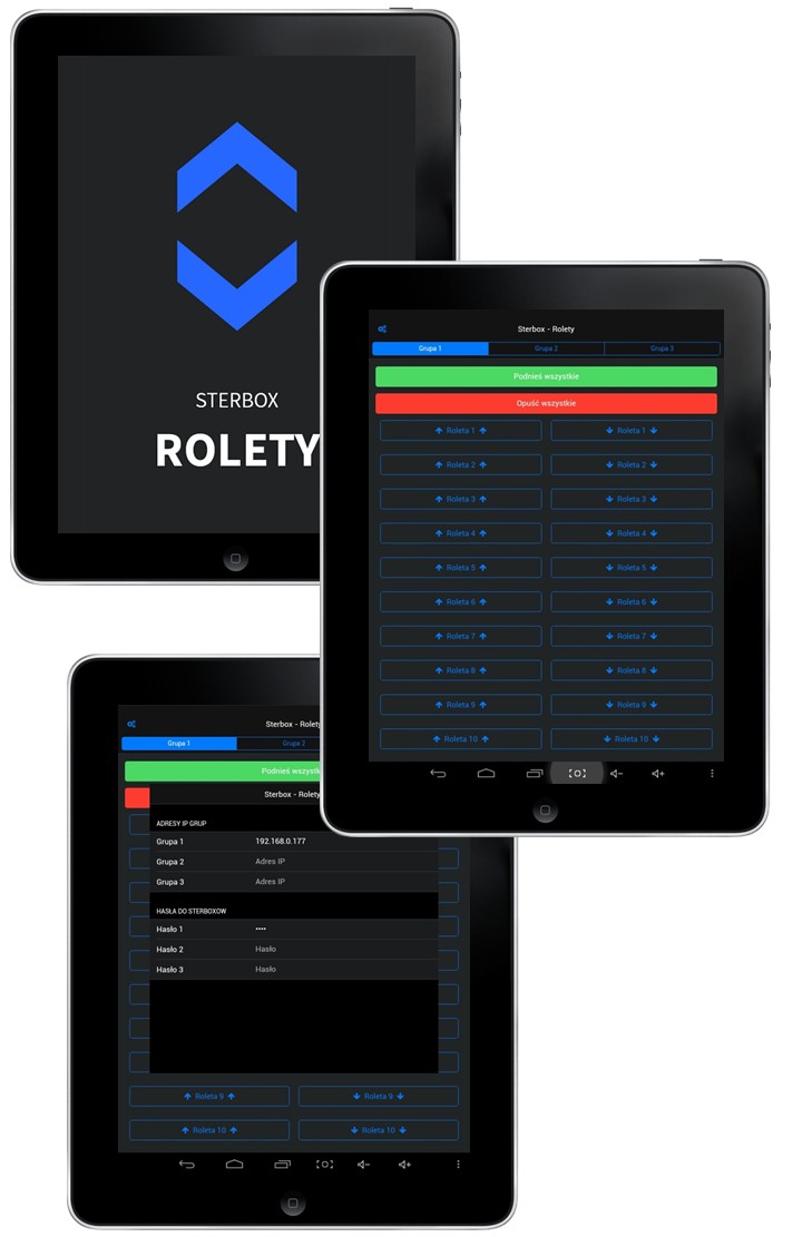 rolety tablet
